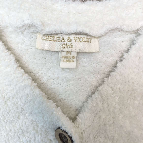 Chelsea & Violet Cream Button-Up Sweater - Picture 4 of 7